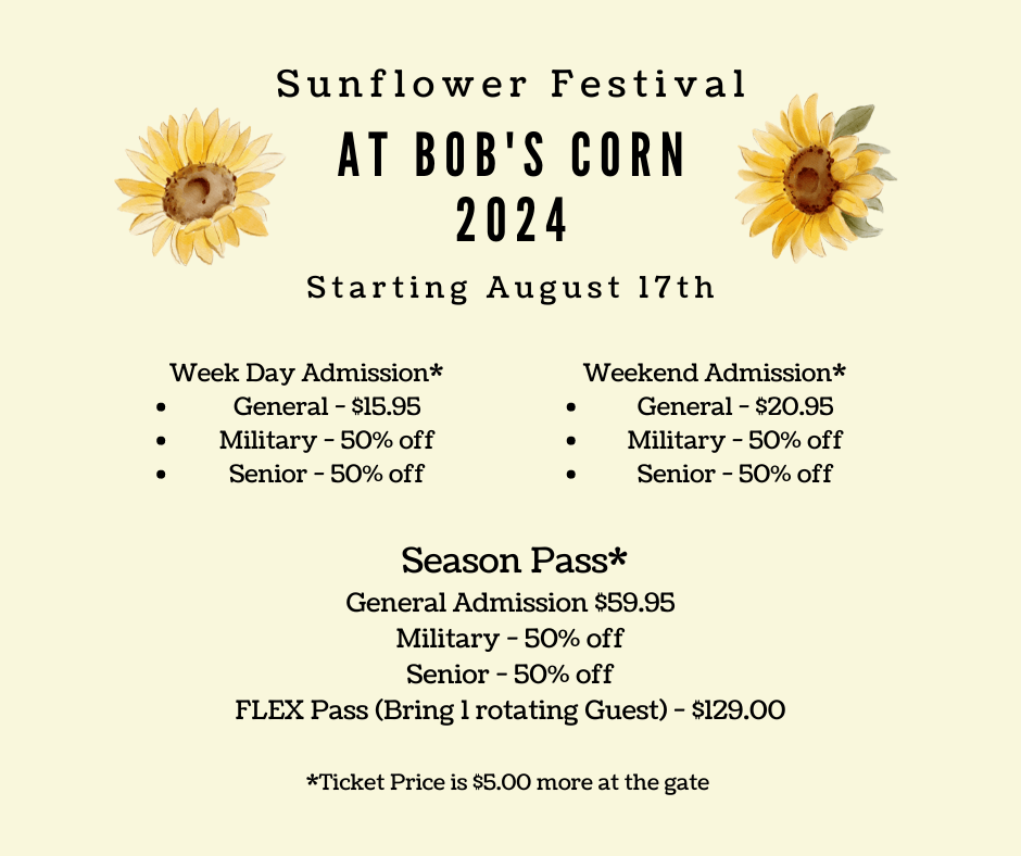 Summer Activities - Bob's Corn & Pumpkin Farm